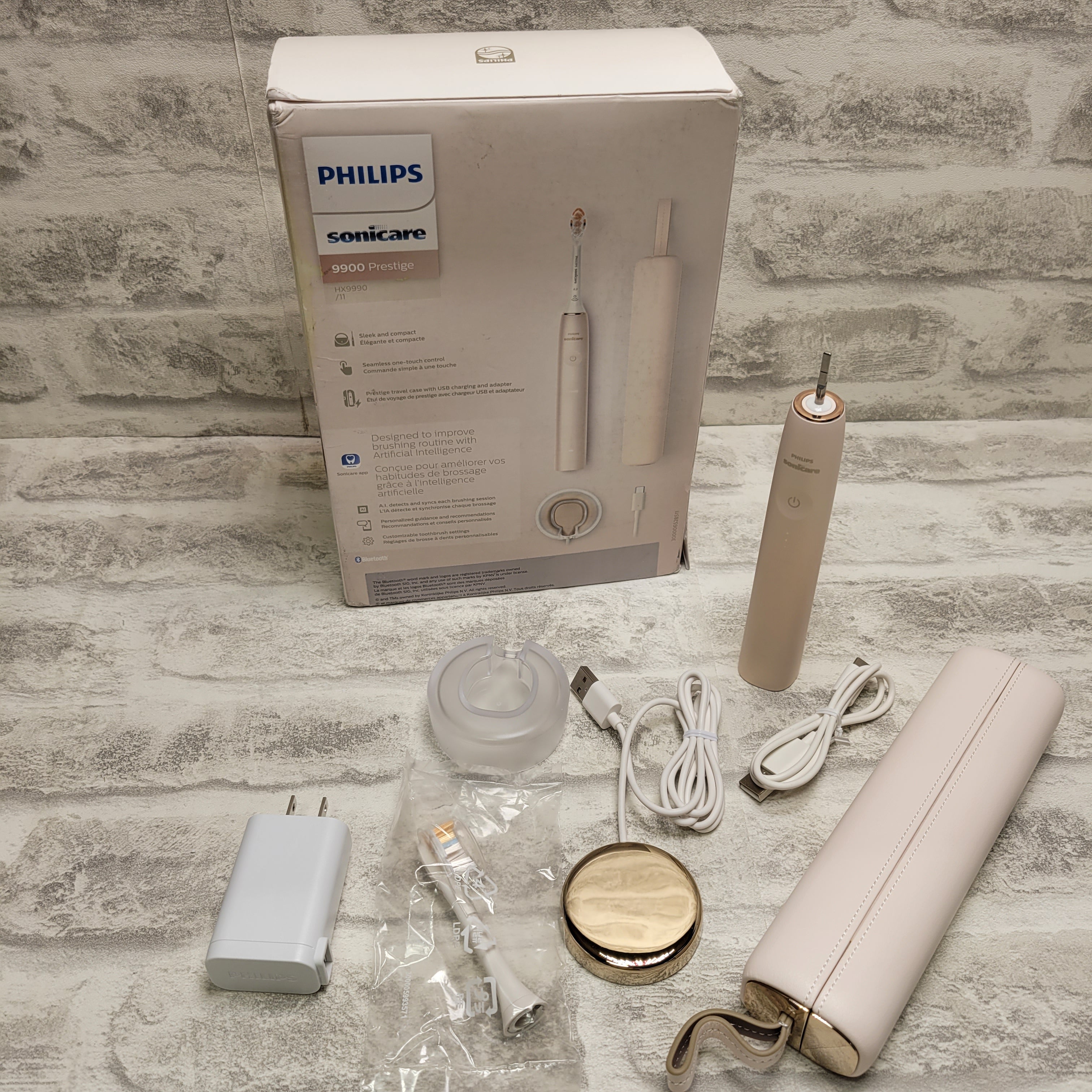Philips Sonicare 9900 Prestige Rechargeable Electric Power Toothbrush (7610190004462)